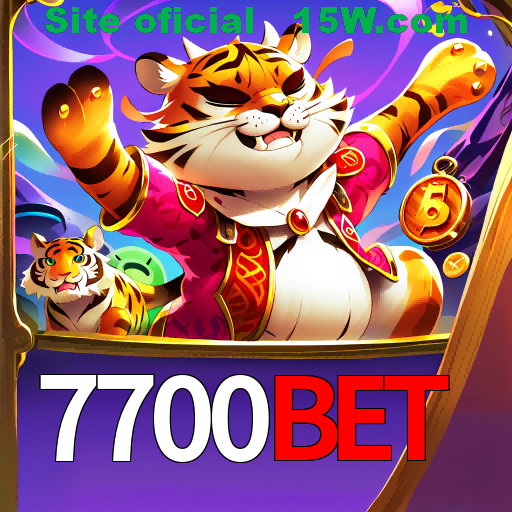 Imagem promocional da 7700Bet mostrando a plataforma e suas vantagens